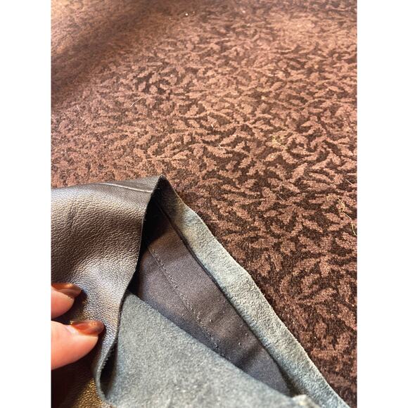 VEDA-Reformation Lambs Leather Crop Pants - Picture 11 of 13